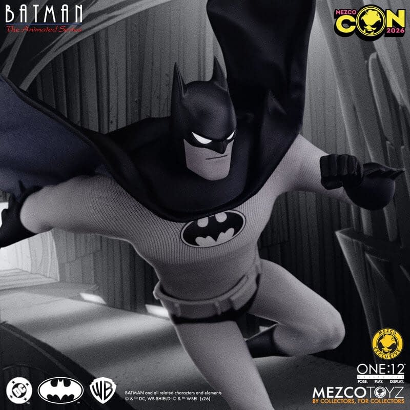 Mezco Toyz Unveils One:12 Batman: The Animated Series Noir Edition