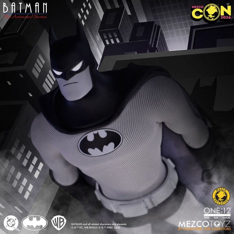 Mezco Toyz Unveils One:12 Batman: The Animated Series Noir Edition