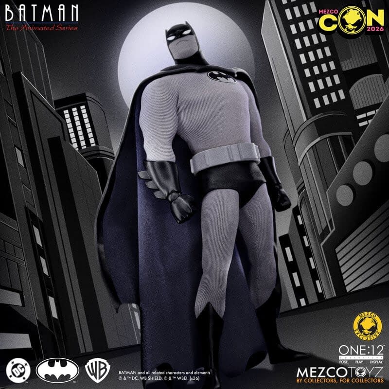 Mezco Toyz Unveils One:12 Batman: The Animated Series Noir Edition