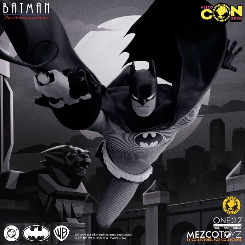 Mezco Toyz Unveils One:12 Batman: The Animated Series Noir Edition