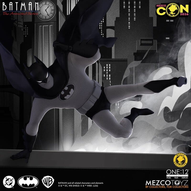 Mezco Toyz Unveils One:12 Batman: The Animated Series Noir Edition
