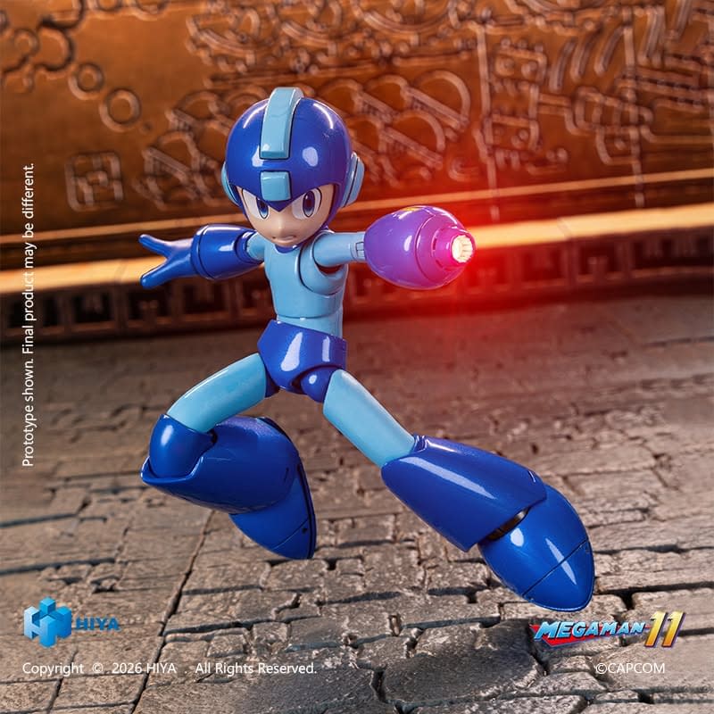 The Blue Bomber is Back with Hiya Toys New Mega Man 11 Figure