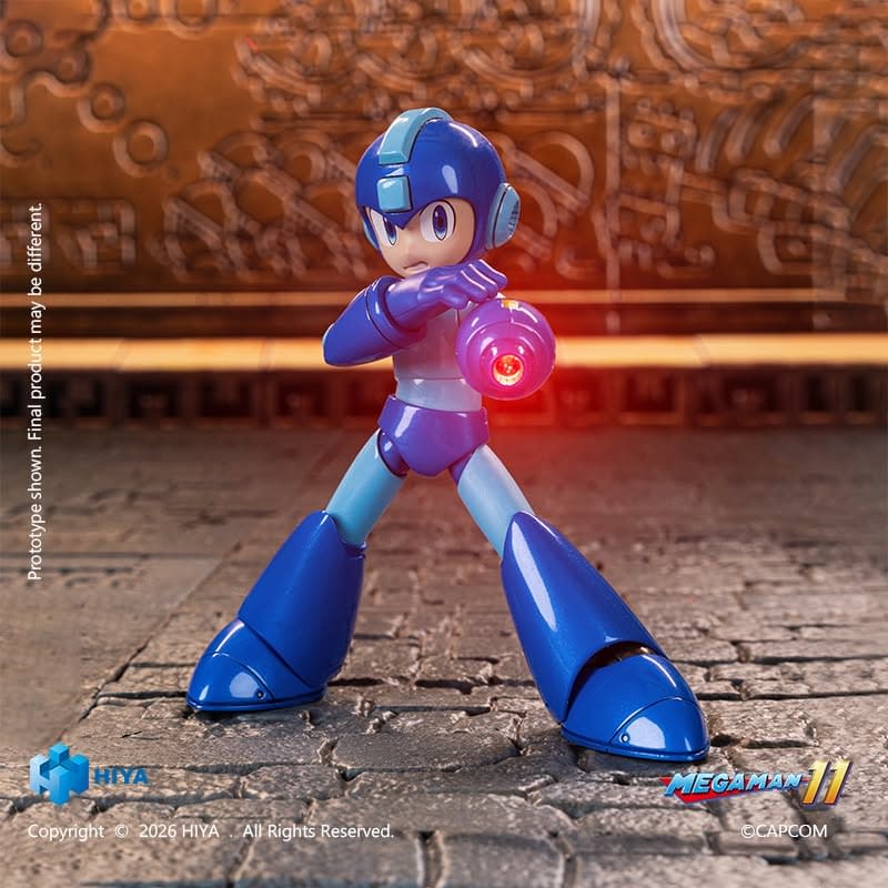 The Blue Bomber is Back with Hiya Toys New Mega Man 11 Figure