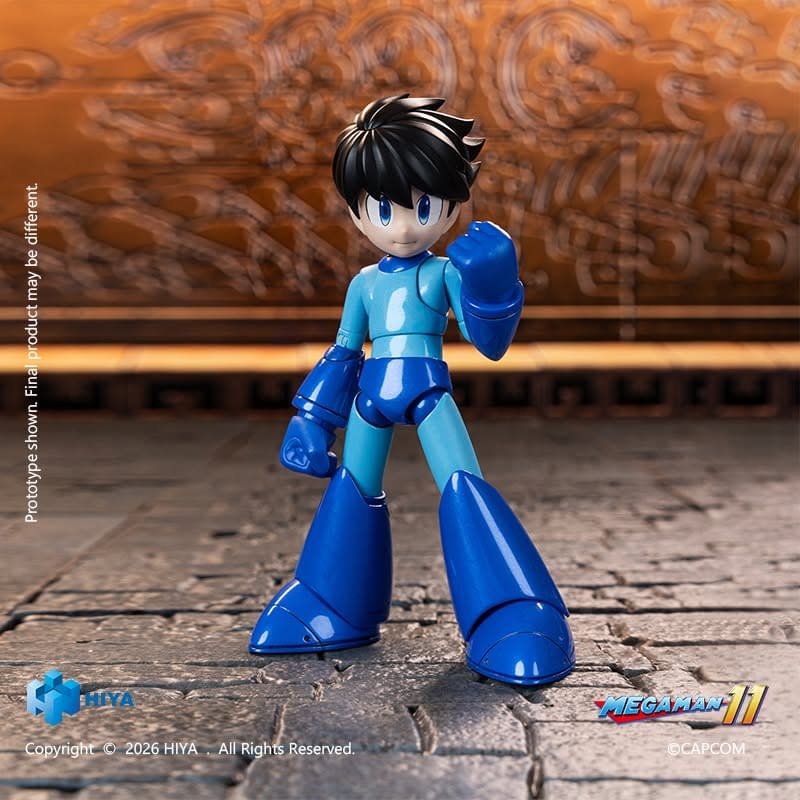 The Blue Bomber is Back with Hiya Toys New Mega Man 11 Figure