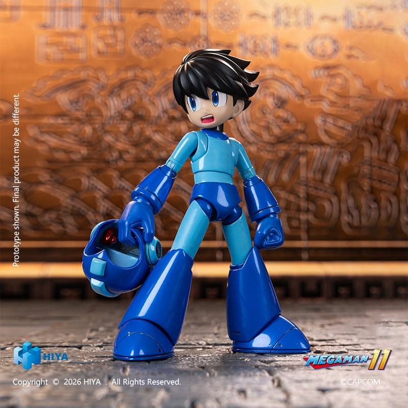 The Blue Bomber is Back with Hiya Toys New Mega Man 11 Figure
