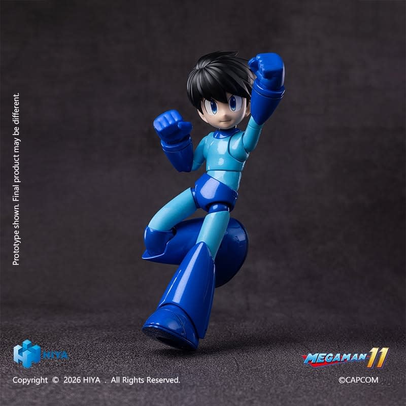 The Blue Bomber is Back with Hiya Toys New Mega Man 11 Figure