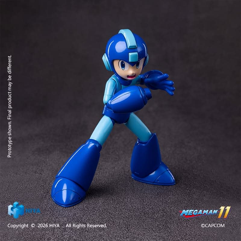 The Blue Bomber is Back with Hiya Toys New Mega Man 11 Figure