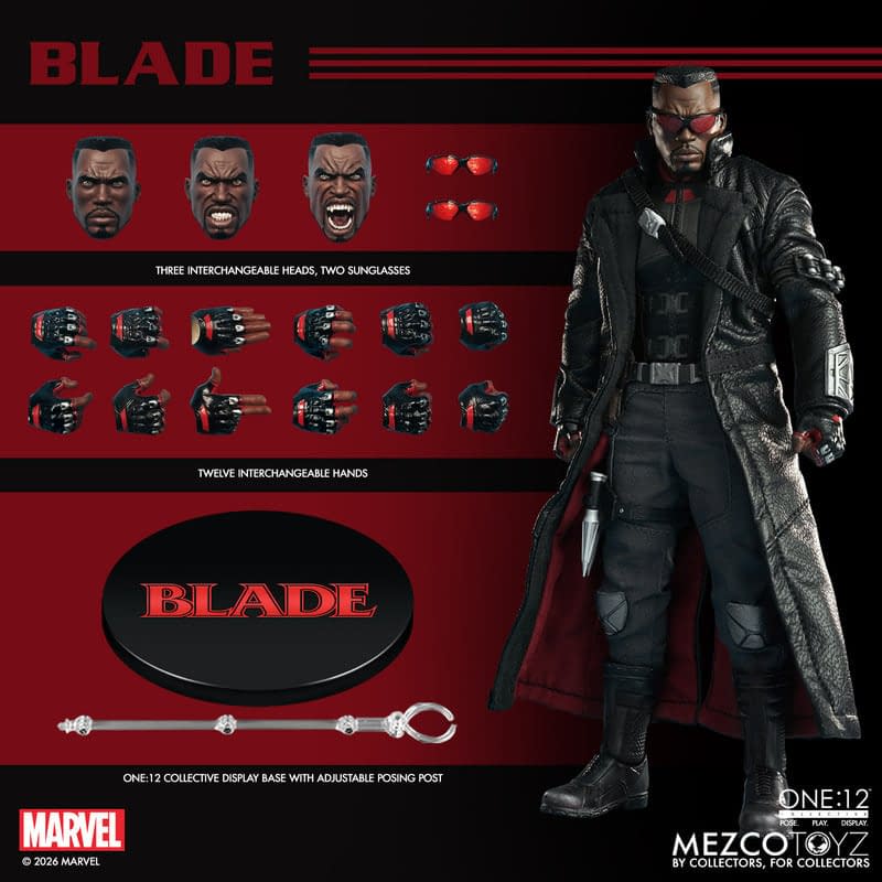 Mezco Toyz Unveils One:12 Collective Marvel's Midnight Suns Blade