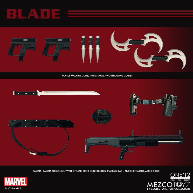 Mezco Toyz Unveils One:12 Collective Marvel's Midnight Suns Blade