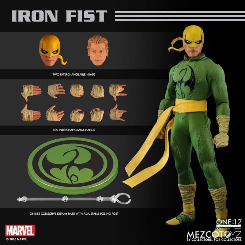 The Iron Fist Returns to Mezco Toyz with Marvel Comics One:12 Reissue