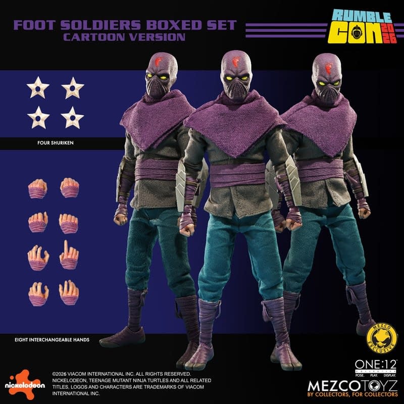 Foot Soldiers March Into Action with Mezco's New TMNT Army Builder Set