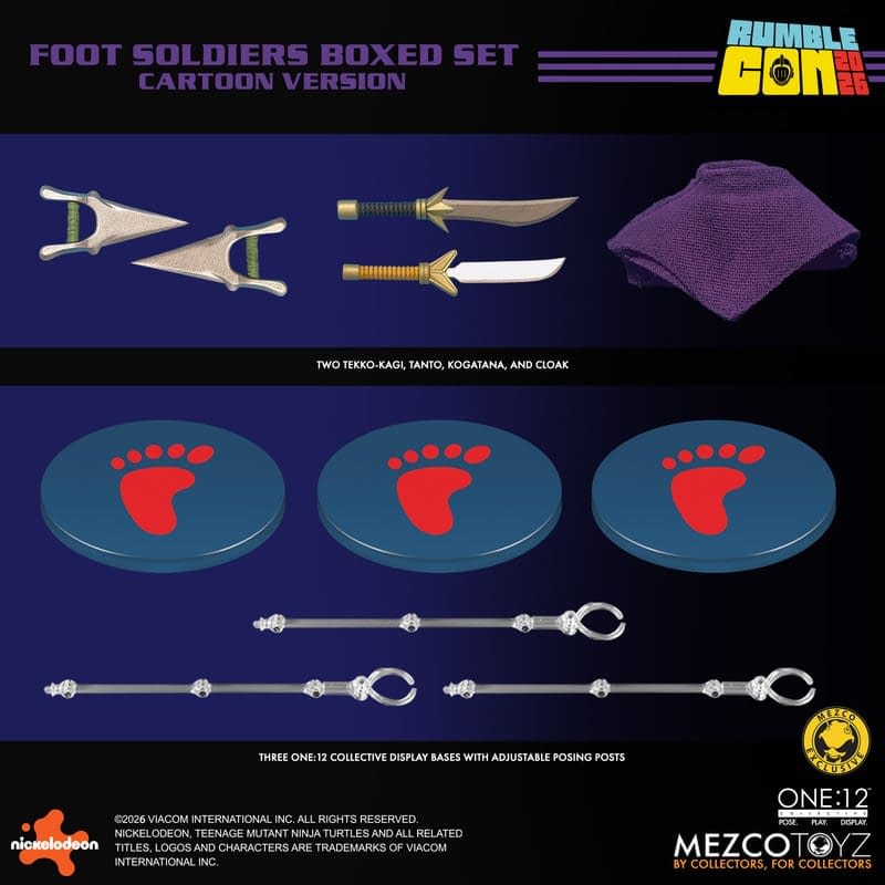 Foot Soldiers March Into Action with Mezco's New TMNT Army Builder Set