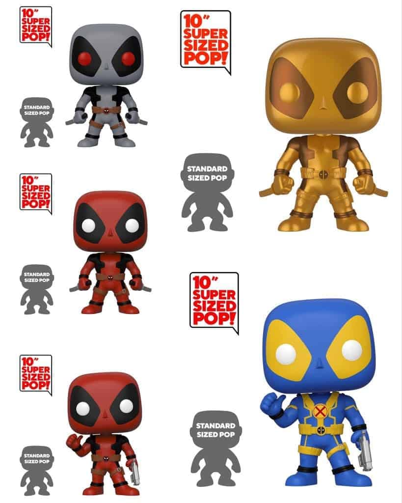 Funko POP! Marvel: Gray Deadpool 10 Inch Vinyl Figure - Special Edition