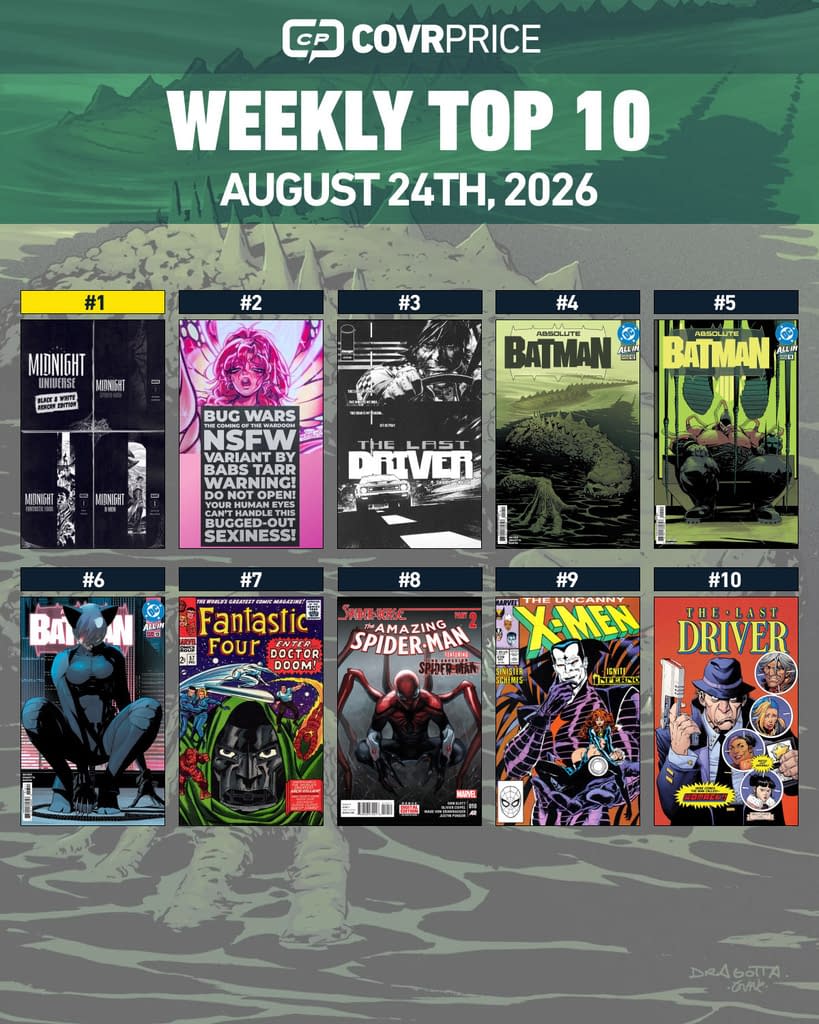 Midnight, Last Driver, Bug Wars & AnCasts A Spell Over The Top Ten Hottest Comics Of The Week