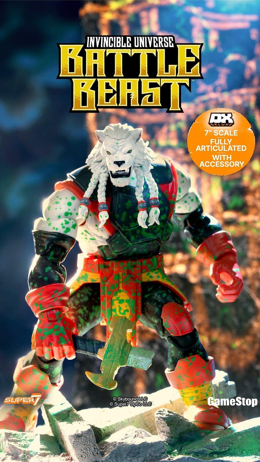 Super7 Unveils GameStop Exclusive Battle Beast Blood Splatter Figure