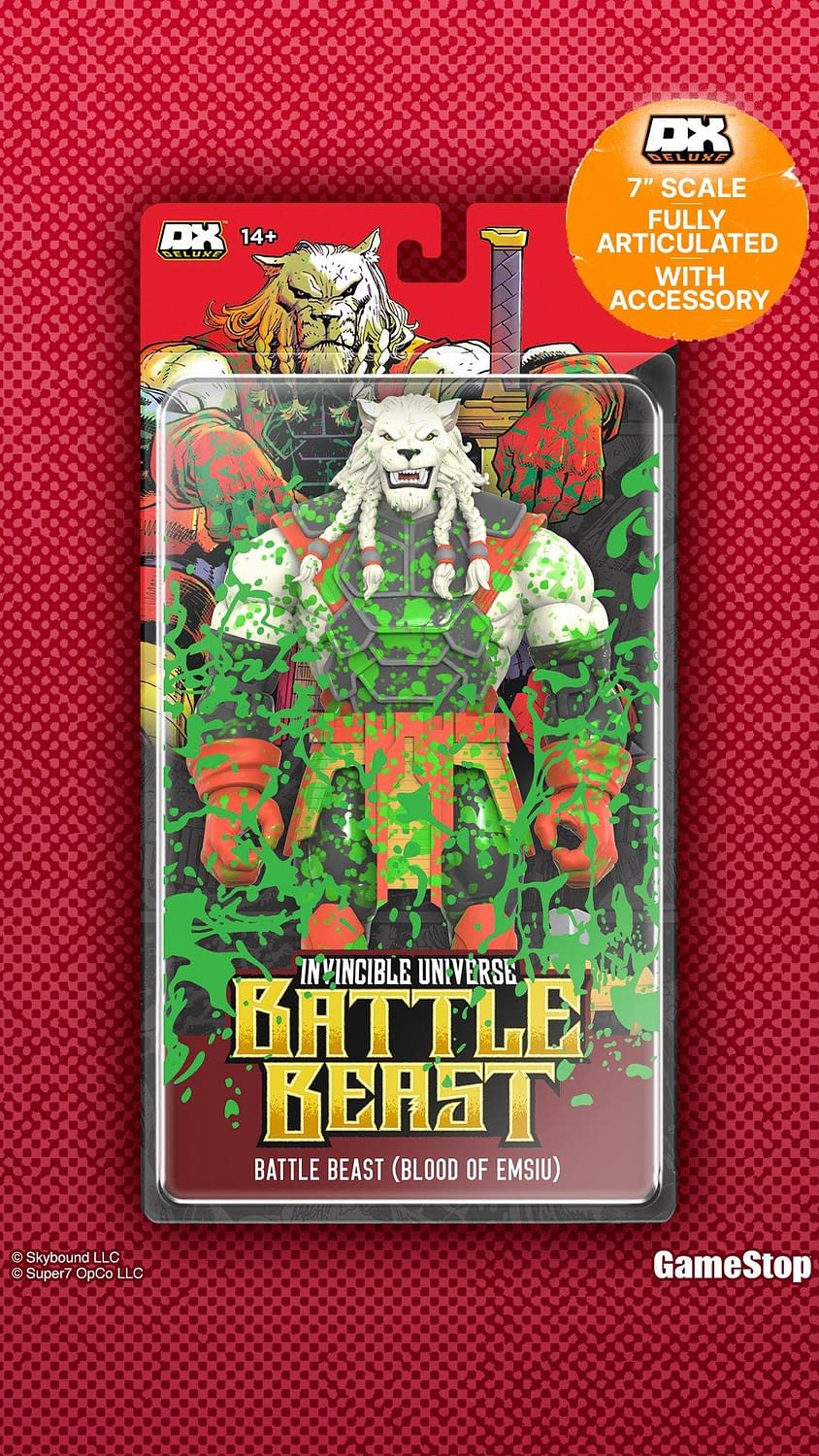 Super7 Unveils GameStop Exclusive Battle Beast Blood Splatter Figure