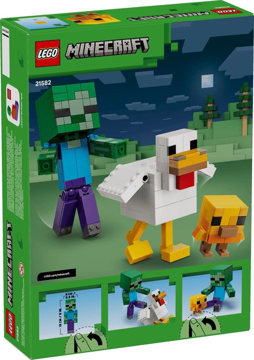 The Infamous Minecraft Chicken Jockey Comes to Life with LEGO