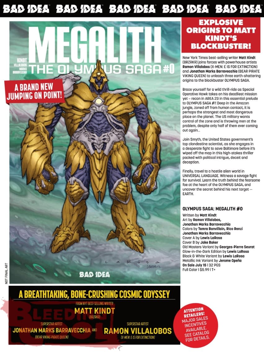 Bad Idea Comics July 2026 Full Solicits And Solicitations