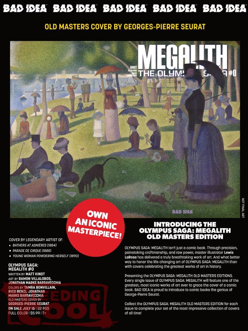 Bad Idea Comics July 2026 Full Solicits And Solicitations