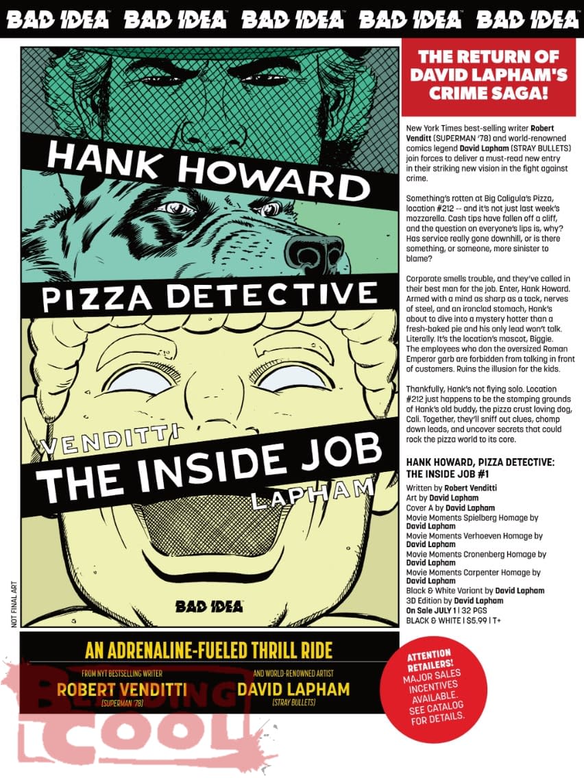 Bad Idea Comics July 2026 Full Solicits And Solicitations