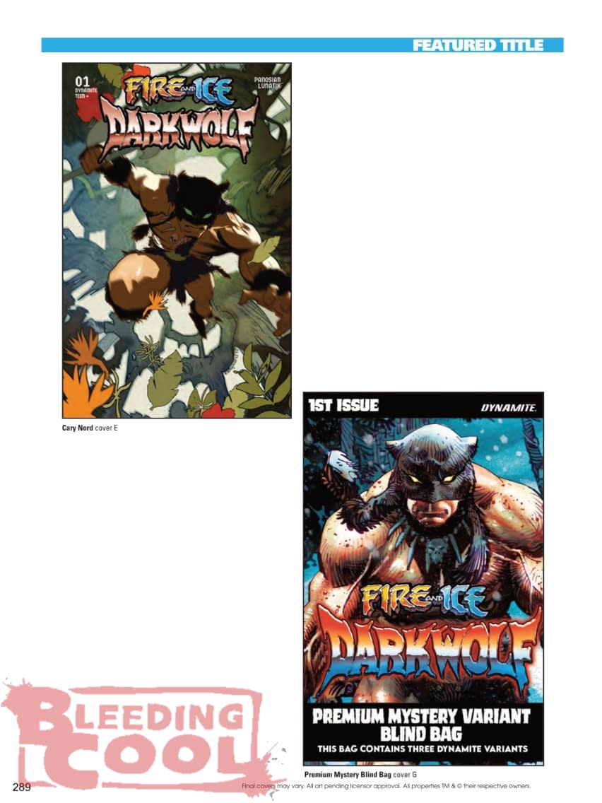 Dynamite July 2026 Full Solicits And Solicitations