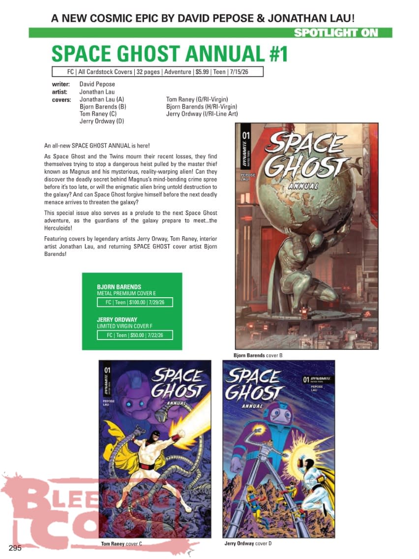 Dynamite July 2026 Full Solicits And Solicitations