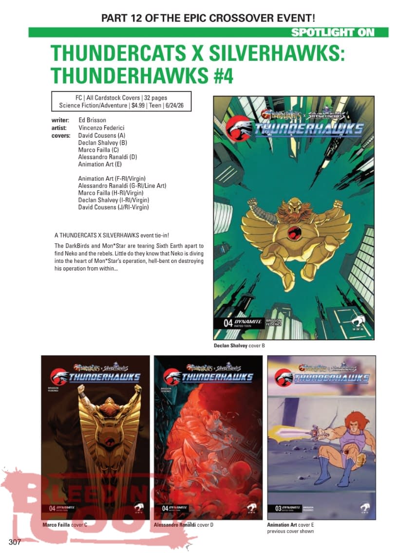 Dynamite July 2026 Full Solicits And Solicitations