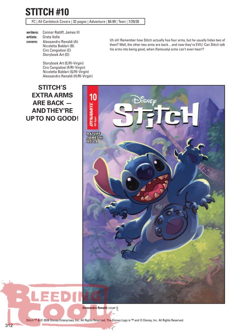 Dynamite July 2026 Full Solicits And Solicitations