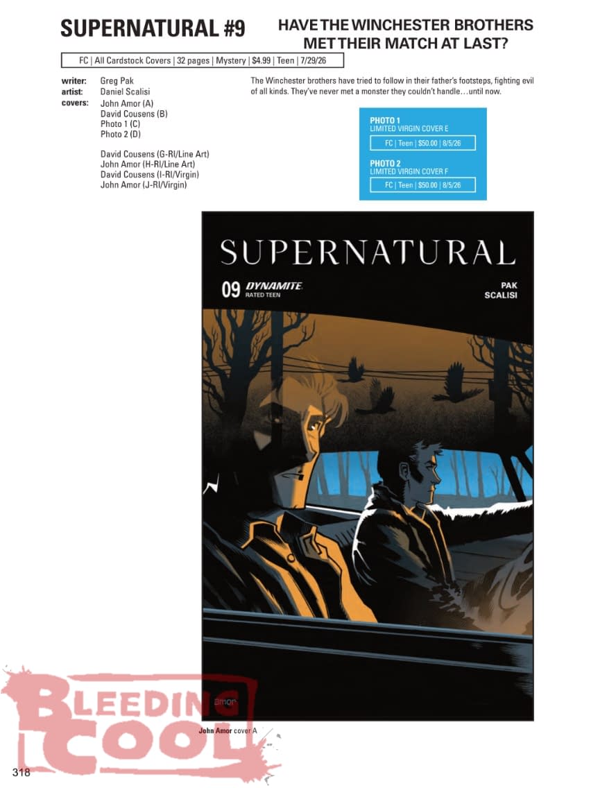 Dynamite July 2026 Full Solicits And Solicitations