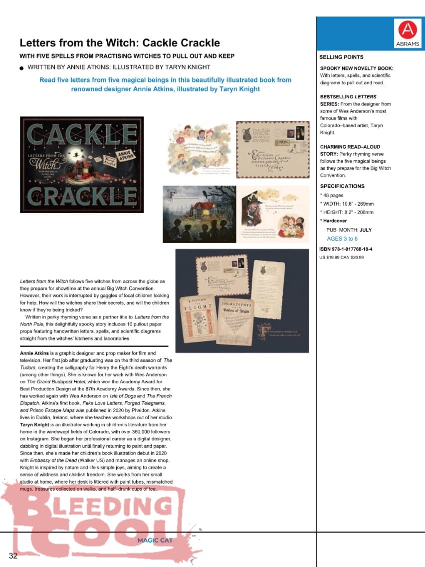 Abrams Books July 2026 Full Solicits And Solicitations