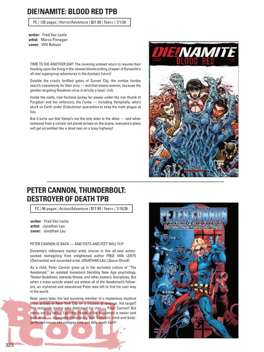 Dynamite July 2026 Full Solicits And Solicitations