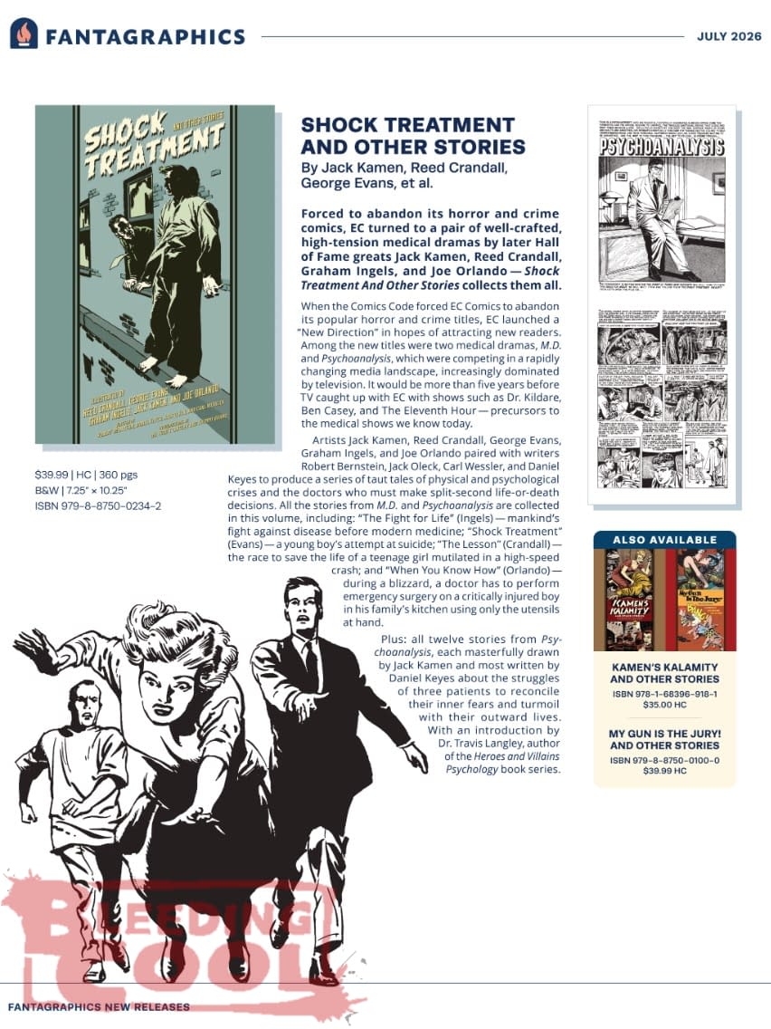 Fantagraphics July 2026 Full Solicits And Solicitations