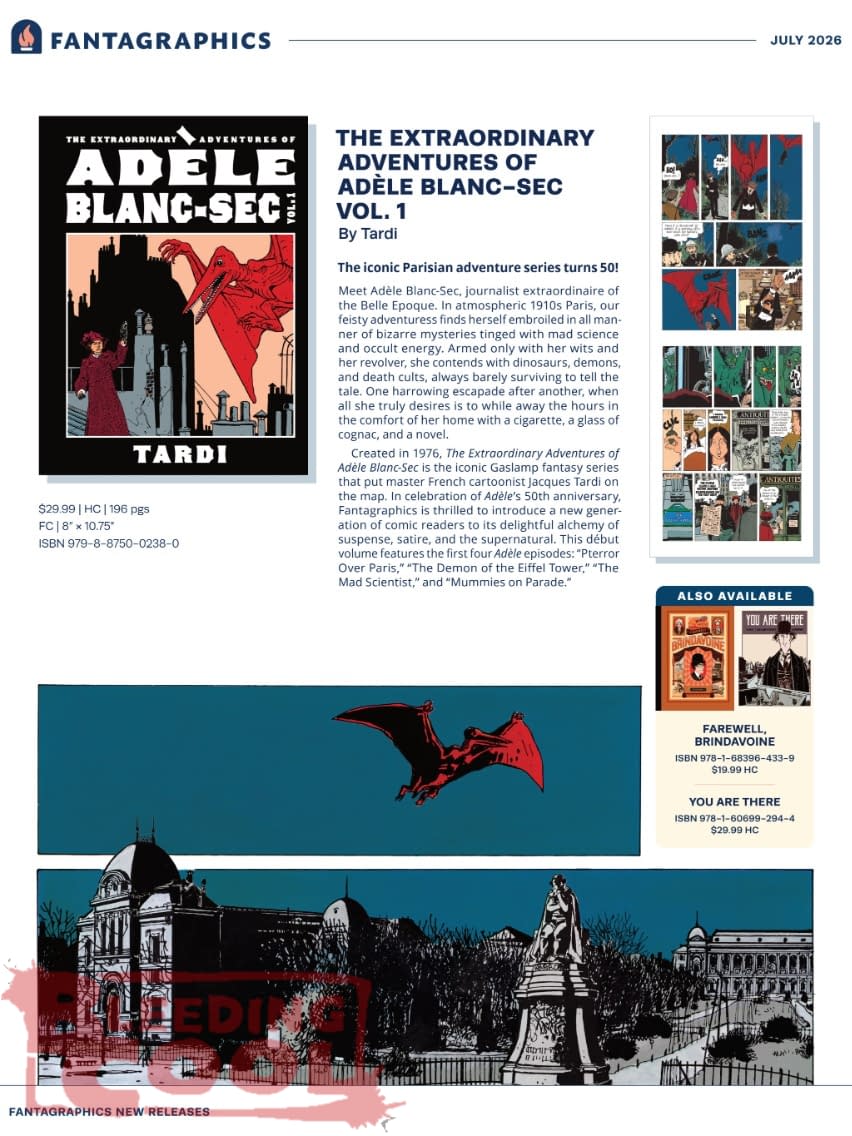 Fantagraphics July 2026 Full Solicits And Solicitations