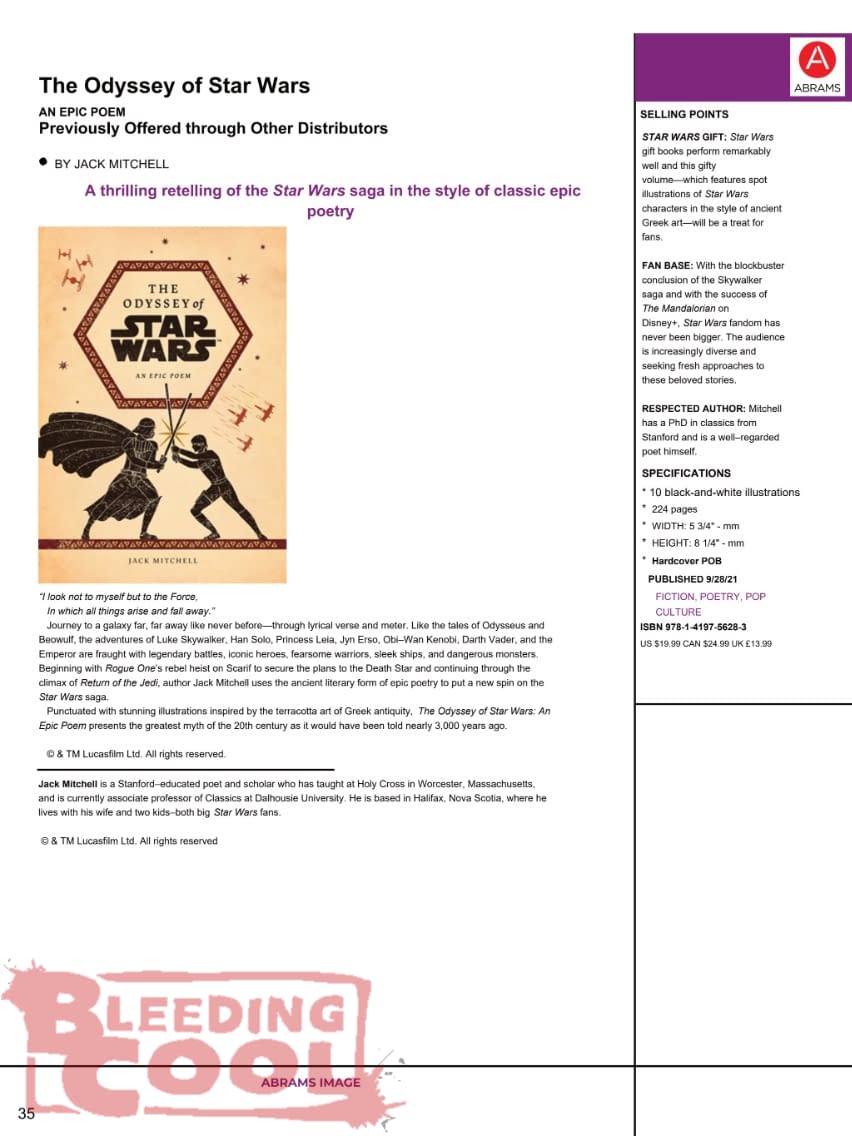 Abrams Books July 2026 Full Solicits And Solicitations