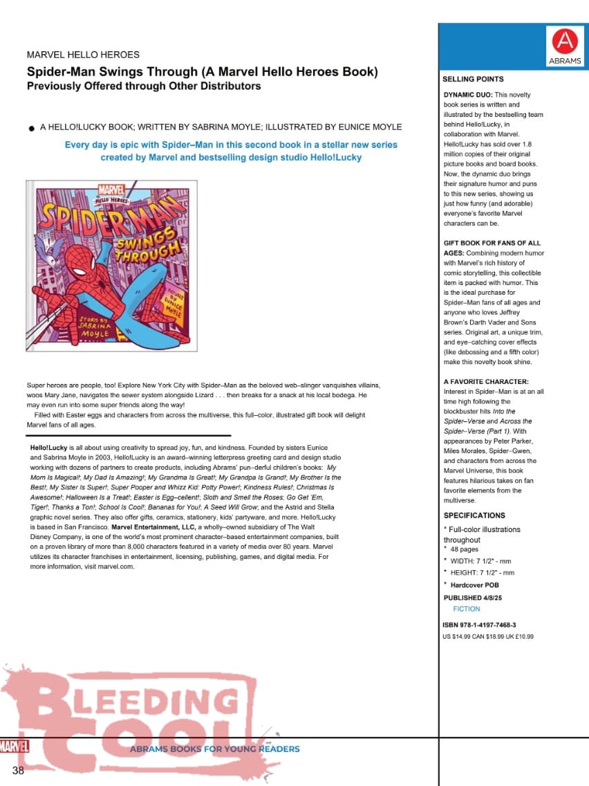 Abrams Books July 2026 Full Solicits And Solicitations