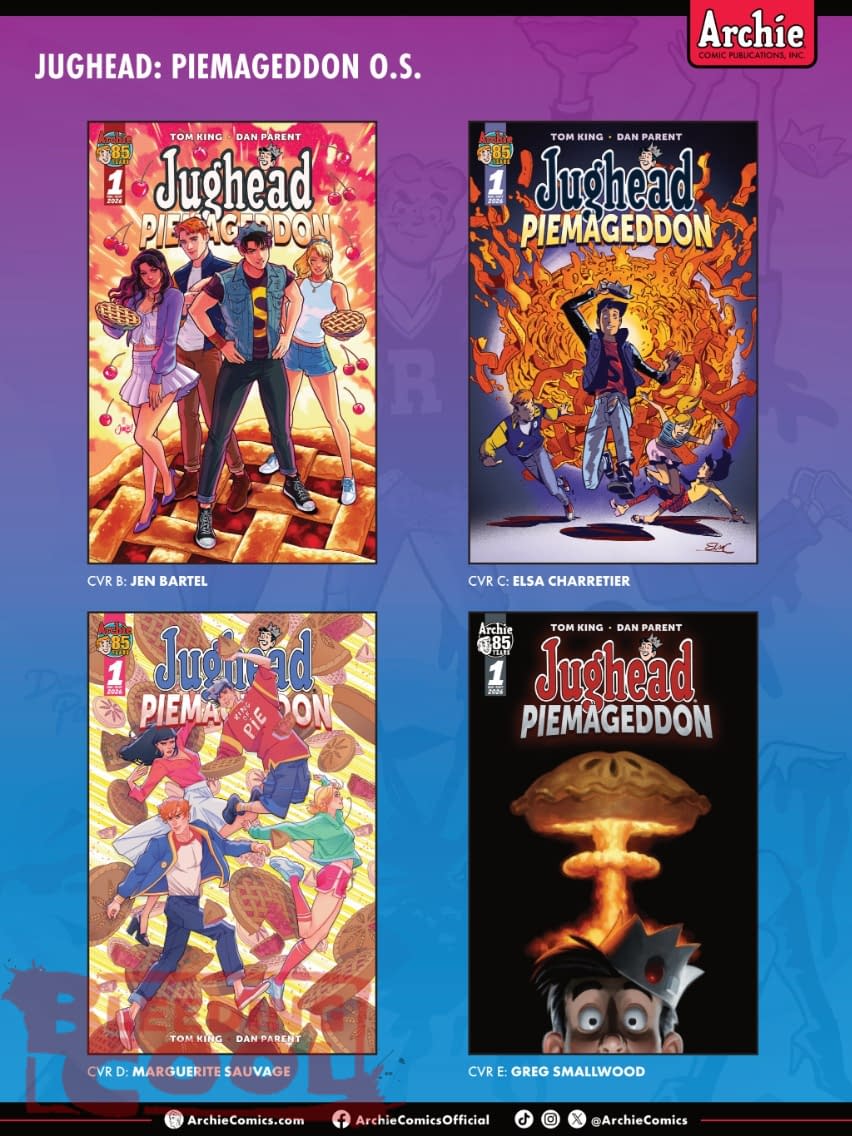 Archie Comics July 2026 Full Solicits And Solicitations