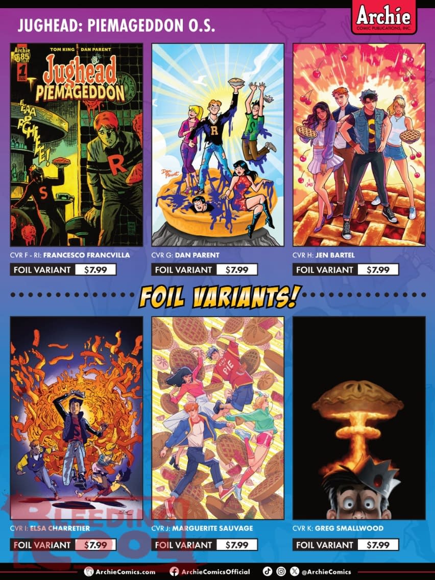 Archie Comics July 2026 Full Solicits And Solicitations