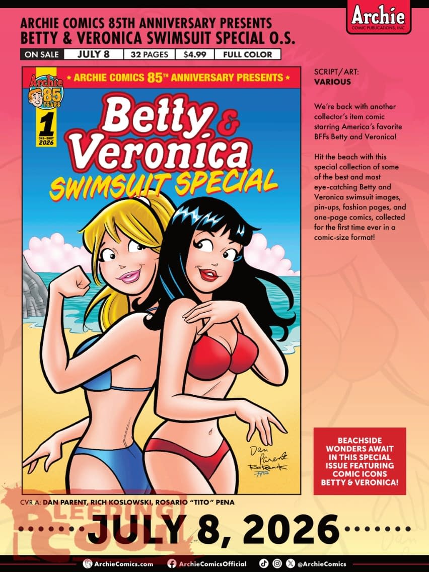 Archie Comics July 2026 Full Solicits And Solicitations