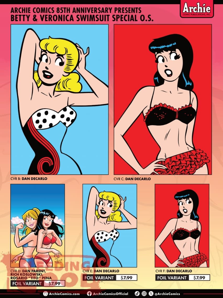 Archie Comics July 2026 Full Solicits And Solicitations