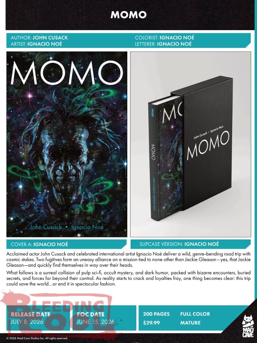 Mad Cave Studios July 2026 Solicits And Solicitations