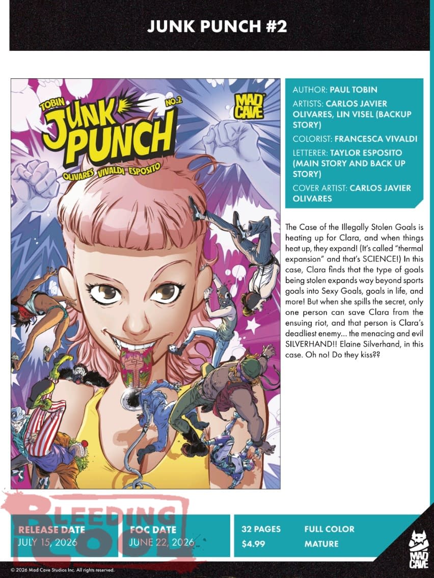 Mad Cave Studios July 2026 Solicits And Solicitations