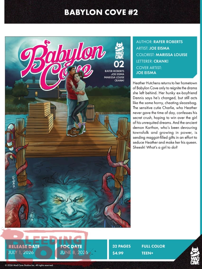 Mad Cave Studios July 2026 Solicits And Solicitations