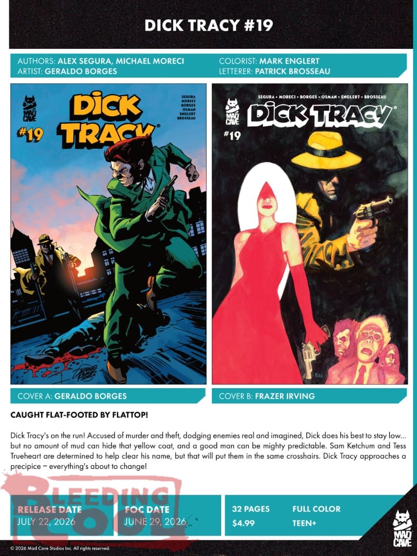 Mad Cave Studios July 2026 Solicits And Solicitations