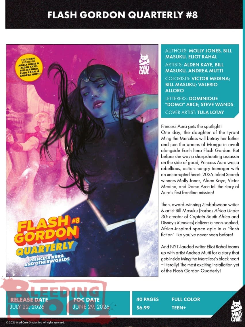 Mad Cave Studios July 2026 Solicits And Solicitations