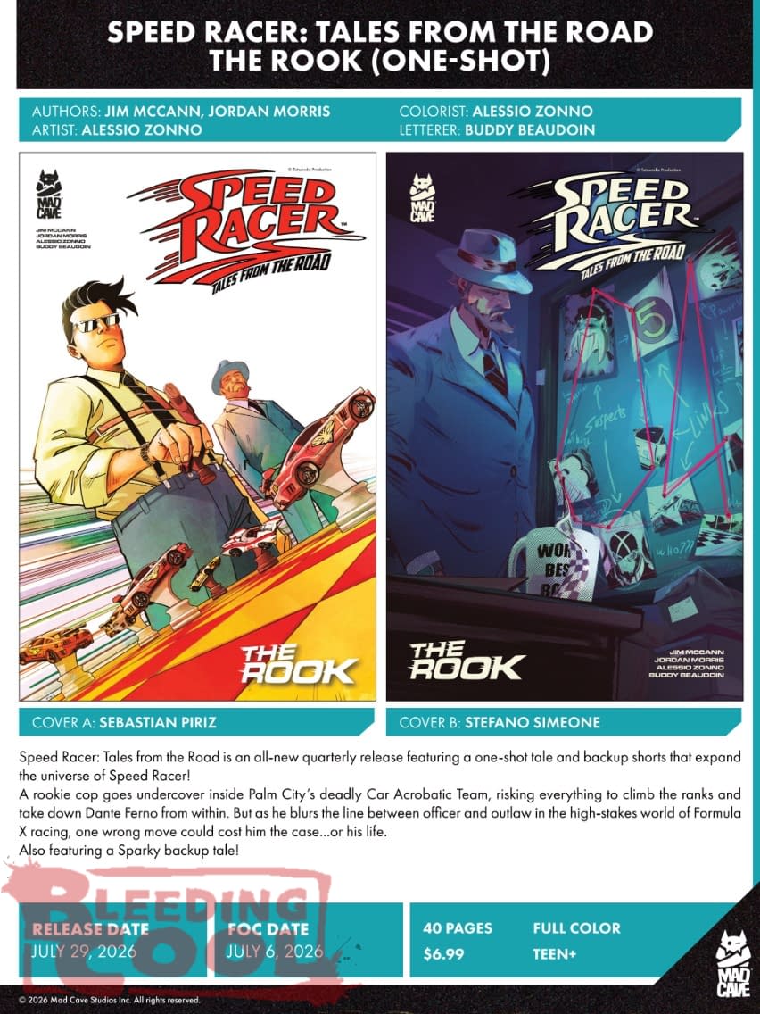 Mad Cave Studios July 2026 Solicits And Solicitations