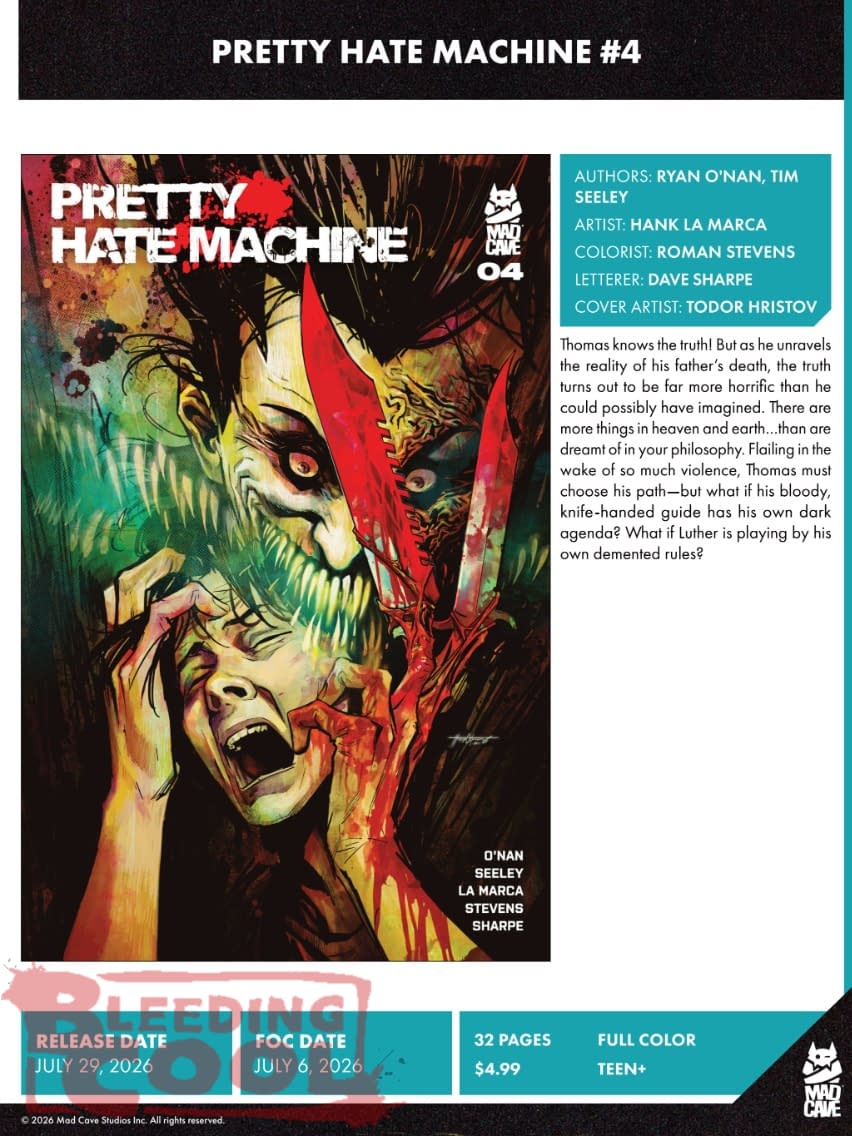 Mad Cave Studios July 2026 Solicits And Solicitations