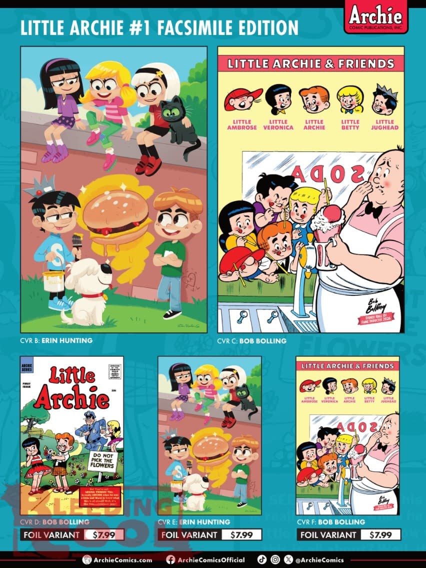 Archie Comics July 2026 Full Solicits And Solicitations