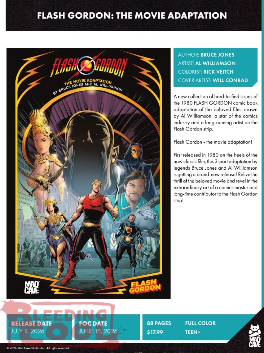 Mad Cave Studios July 2026 Solicits And Solicitations