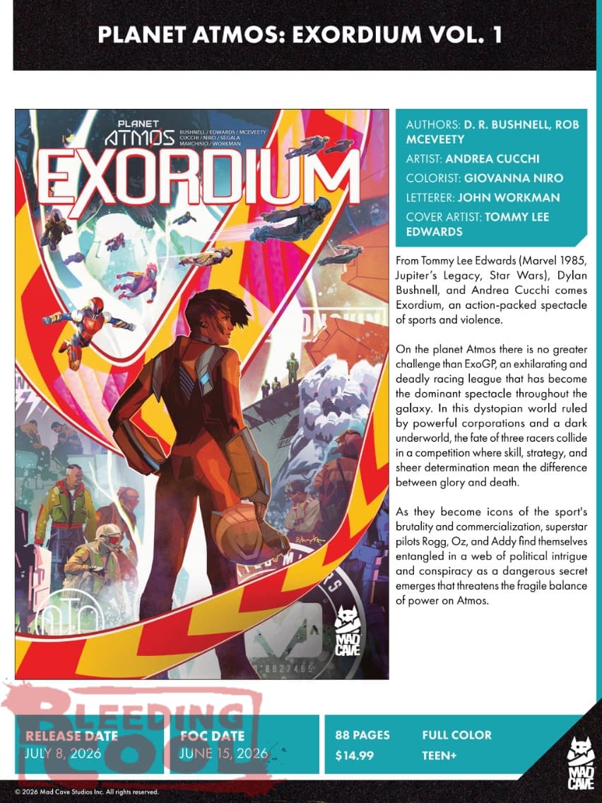 Mad Cave Studios July 2026 Solicits And Solicitations