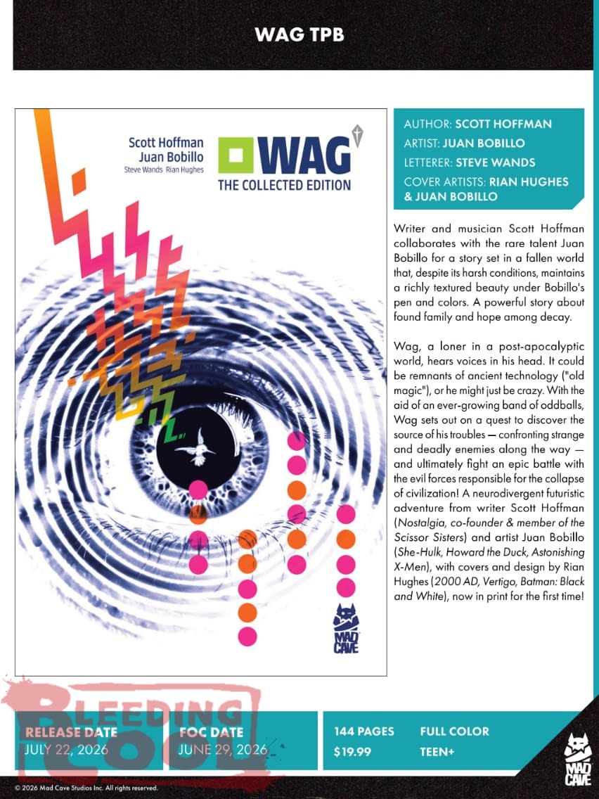 Mad Cave Studios July 2026 Solicits And Solicitations